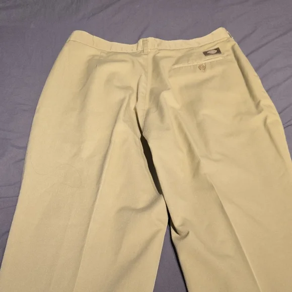 Dickies Women's Straight Leg Pants in Light Yellow - Picture 13 of 13